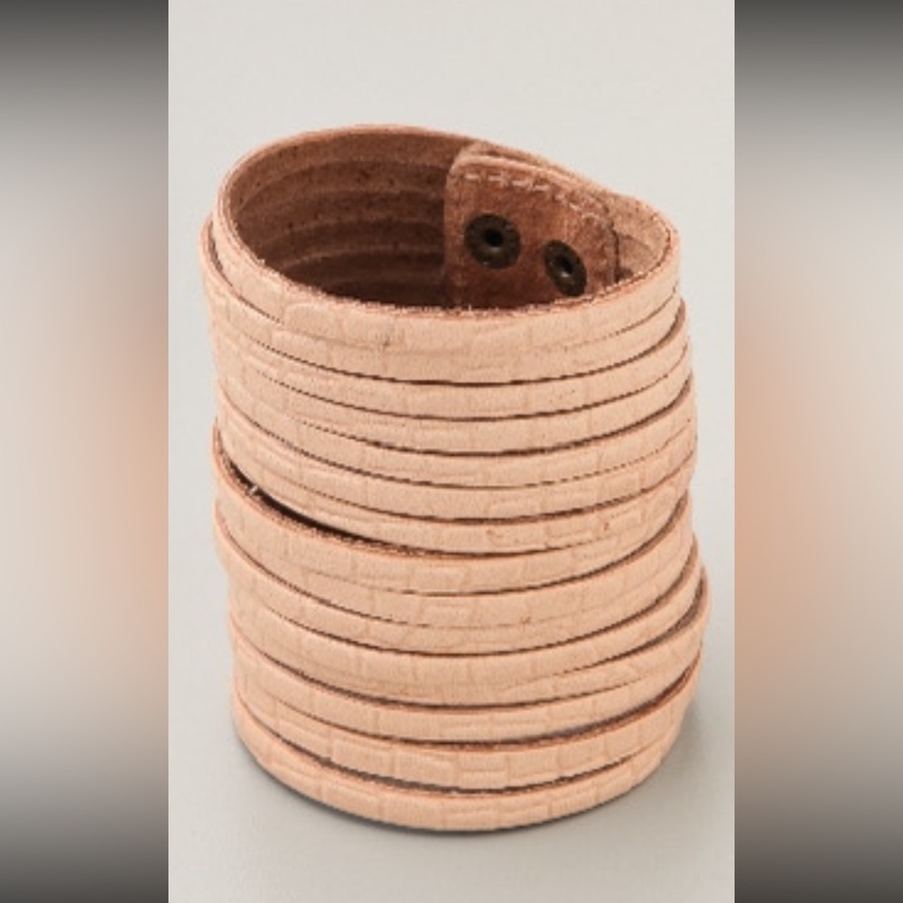 Motif 56 Misty Leather Cuff Bracelet